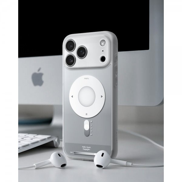 Spigen iPhone 17 Pro Max Skal Ultra Hybrid Classic MagFit Silver