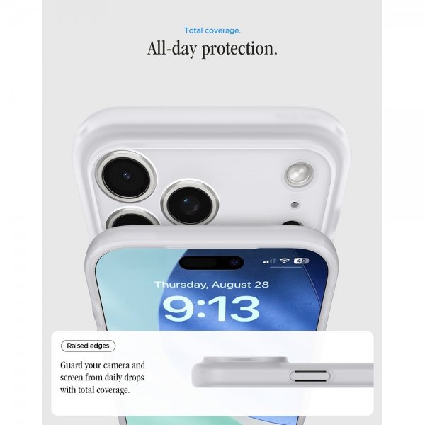 Spigen iPhone 17 Pro Max Skal Ultra Hybrid Classic MagFit Silver