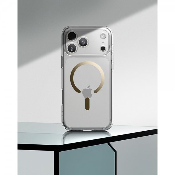 Spigen iPhone 17 Pro Max Skal Ultra Hybrid MagFit Clear Gold