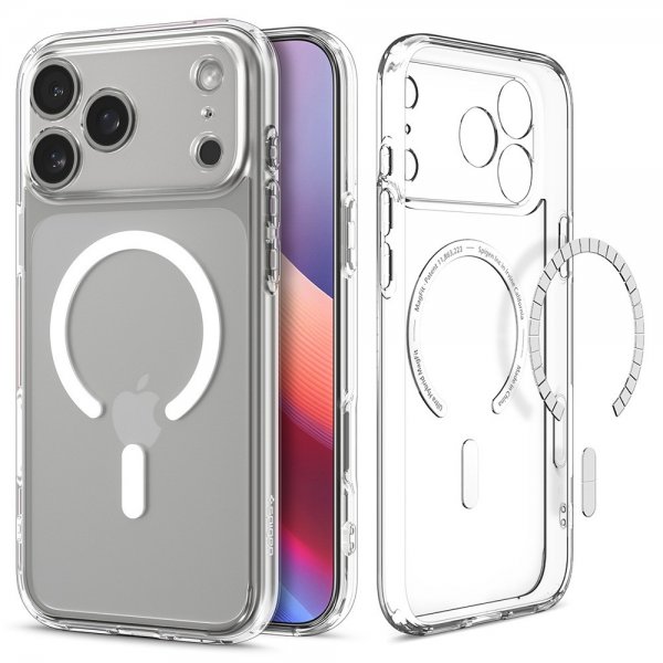 Spigen iPhone 17 Pro Max Skal Ultra Hybrid MagFit Clear White
