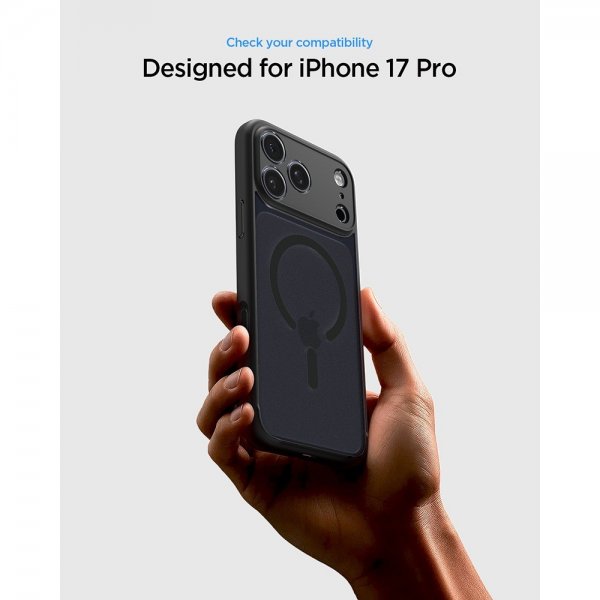 Spigen iPhone 17 Pro Max Skal Ultra Hybrid MagFit Frost Black