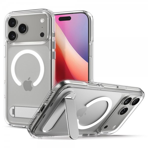 Spigen iPhone 17 Pro Max Skal Ultra Hybrid S MagFit Clear White