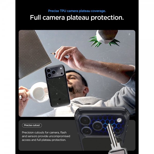 Spigen iPhone 17 Pro Max Skal Ultra Hybrid T MagFit Matte Black