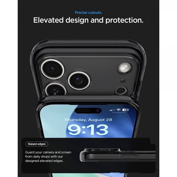 Spigen iPhone 17 Pro Max Skal Ultra Hybrid Zero One MagFit Svart