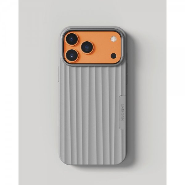 Nudient iPhone 17 Pro Skal Bold Case MagSafe Urban Grey