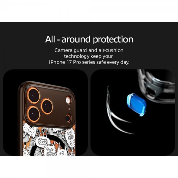 Spigen iPhone 17 Pro Skal C11 MagFit Inkverse
