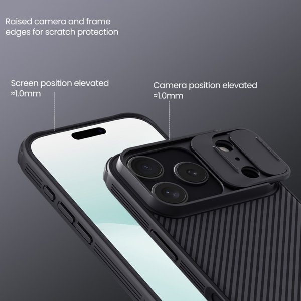 Nillkin iPhone 17 Pro Skal CamShield Pro Svart