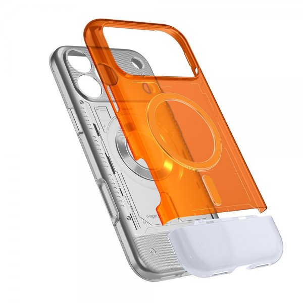 Spigen iPhone 17 Pro Skal Classic C1 MagFit Tangerine