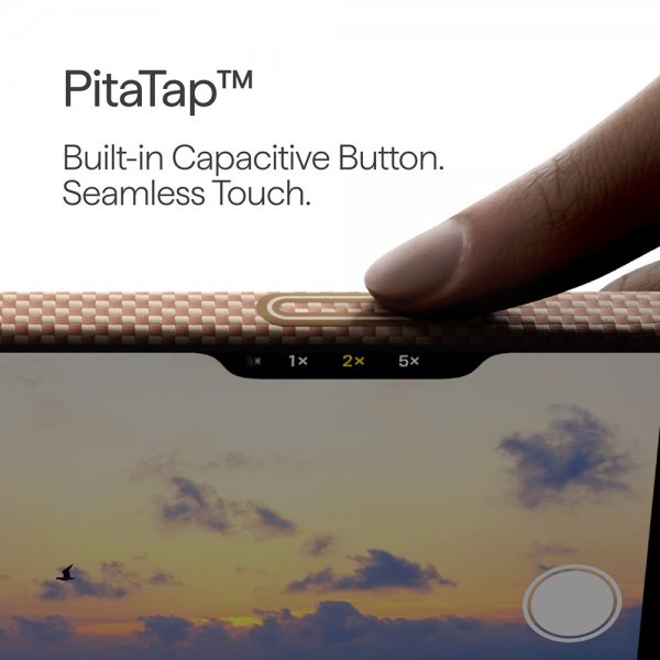 Pitaka iPhone 17 Pro Skal Edge Golden Glint