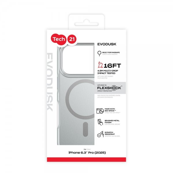 Tech21 iPhone 17 Pro Skal EvoDusk MagSafe Titanium