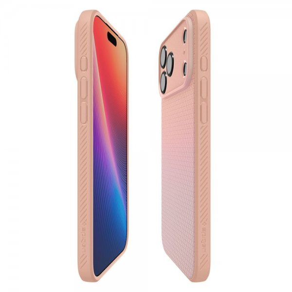 Spigen iPhone 17 Pro Max Skal Liquid Air Titanium Pink