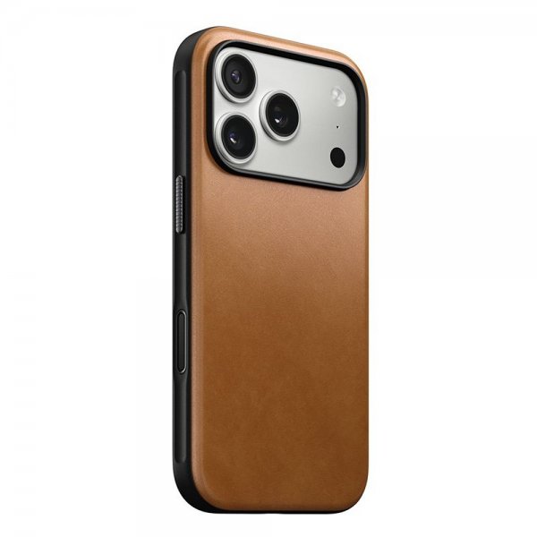 Nomad iPhone 17 Pro Skal Modern Leather Case English Tan