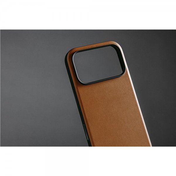 Nomad iPhone 17 Pro Skal Modern Leather Case English Tan