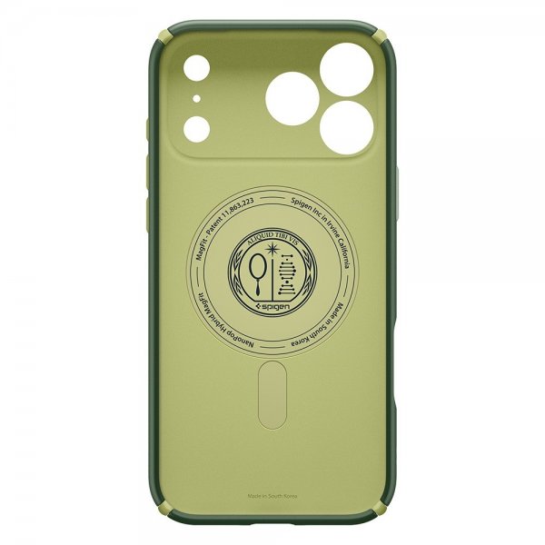 Spigen iPhone 17 Pro Skal Nano Pop Hybrid MagFit Avo Green