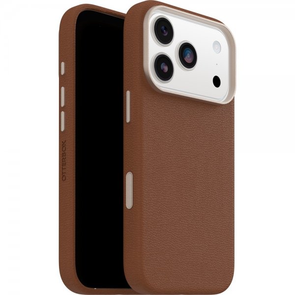 Otterbox iPhone 17 Pro Skal Symmetry Cactus Leather MagSafe Desert Saddle