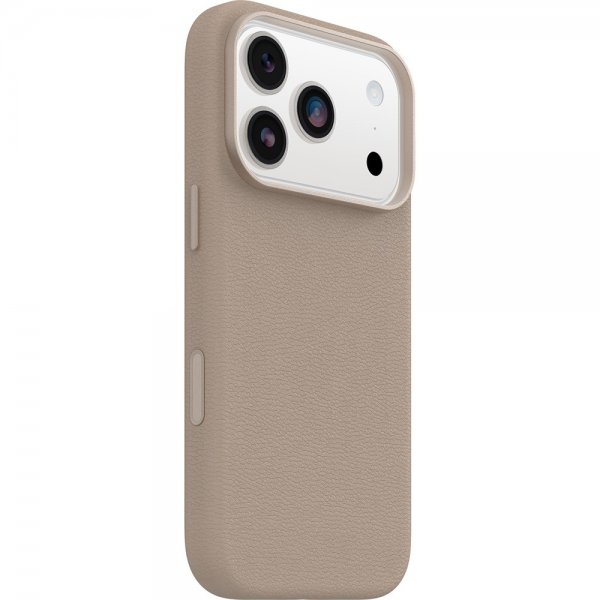 Otterbox iPhone 17 Pro Skal Symmetry Cactus Leather MagSafe Grey Comfort