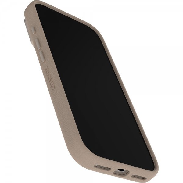 Otterbox iPhone 17 Pro Skal Symmetry Cactus Leather MagSafe Grey Comfort