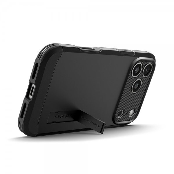 Spigen iPhone 17 Pro Skal Tough Armor T MagFit Svart