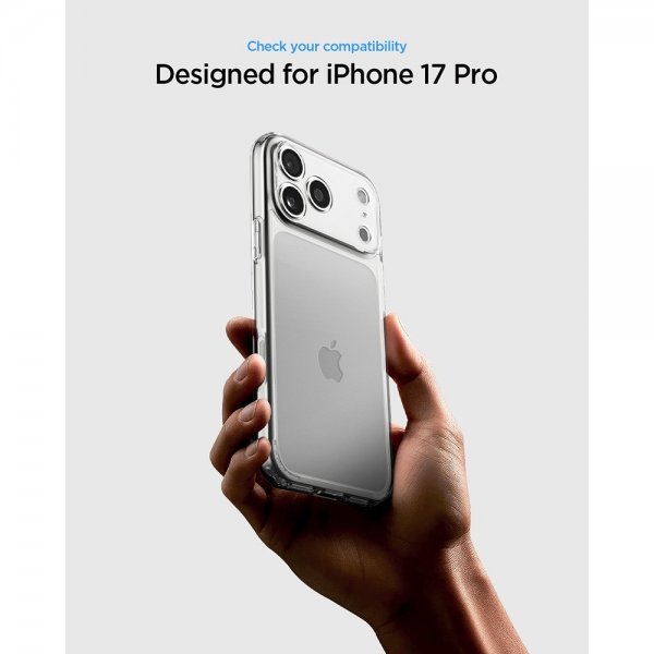 Spigen iPhone 17 Pro Skal Ultra Hybrid Crystal Clear