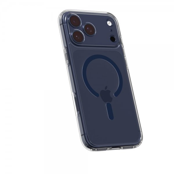 Spigen iPhone 17 Pro Skal Ultra Hybrid MagFit Clear Deep Blue