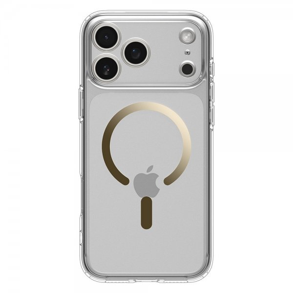 Spigen iPhone 17 Pro Skal Ultra Hybrid MagFit Clear Gold