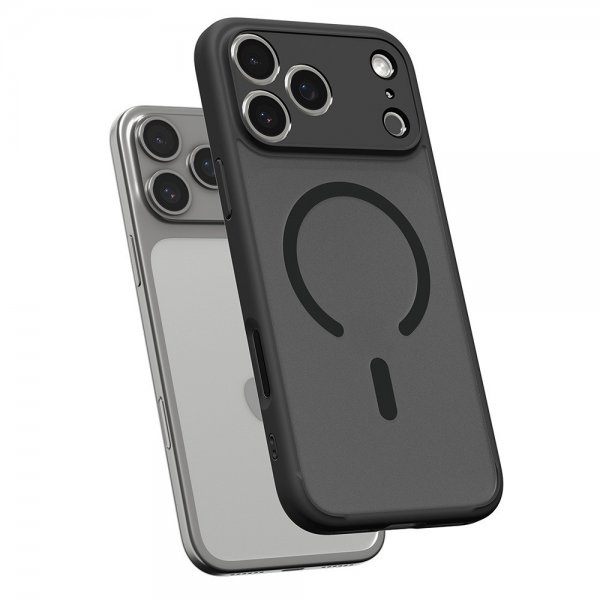 Spigen iPhone 17 Pro Skal Ultra Hybrid MagFit Frost Black