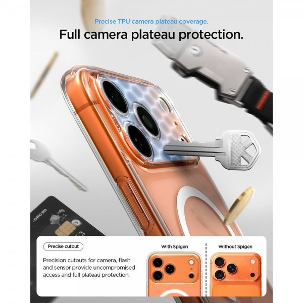 Spigen iPhone 17 Pro Skal Ultra Hybrid MagFit Frost White