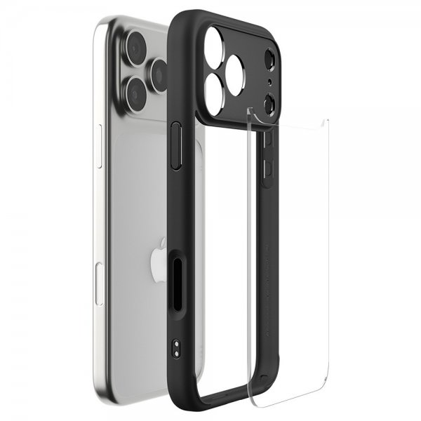 Spigen iPhone 17 Pro Skal Ultra Hybrid Matte Black