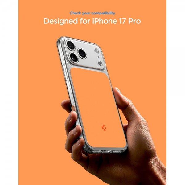 Spigen iPhone 17 Pro Skal Ultra Hybrid T MagFit Glossy Orange