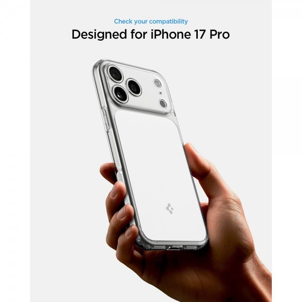 Spigen iPhone 17 Pro Skal Ultra Hybrid T MagFit Glossy White
