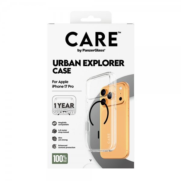 CARE by PanzerGlass iPhone 17 Pro Skal Urban Explorer MagSafe Svart