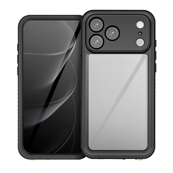 Redpepper iPhone 17 Pro Skal Vattentåligt IP68 Svart