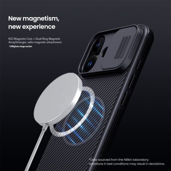 Nillkin iPhone 17 Skal CamShield Pro MagSafe Svart