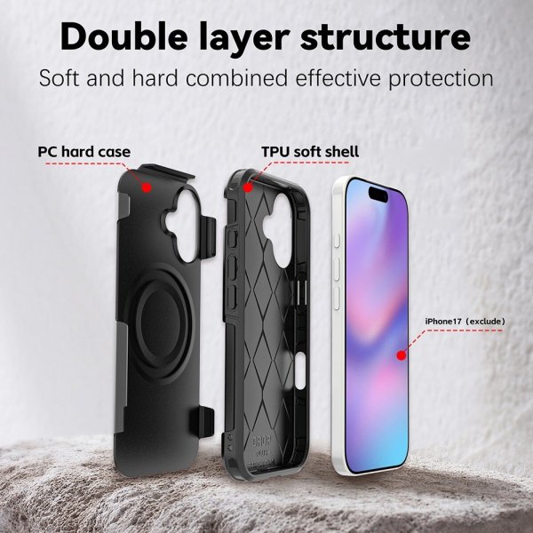 4smarts iPhone 17 Skal Defend Case Ultimag Svart