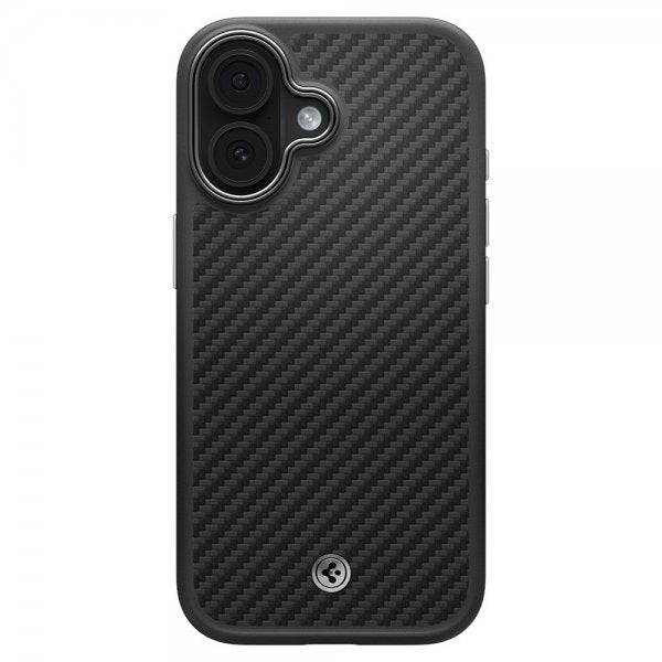 Spigen iPhone 17 Skal Enzo Aramid T MagFit Svart Silver