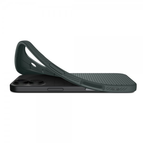 Spigen iPhone 17 Skal Liquid Air Abyss Green