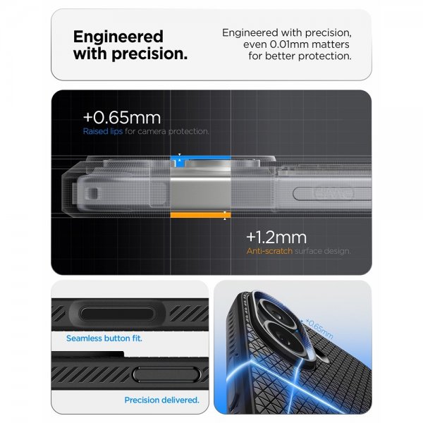 Spigen iPhone 17 Skal Liquid Air Matte Black