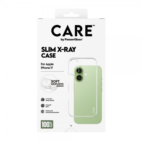 CARE by PanzerGlass iPhone 17 Skal Slim X-Ray Transparent