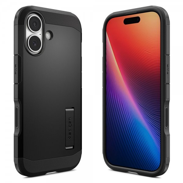Spigen iPhone 17 Skal Tough Armor T MagFit Svart