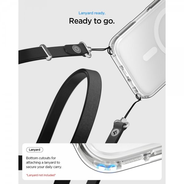 Spigen iPhone 17 Skal Ultra Hybrid MagFit Clear White