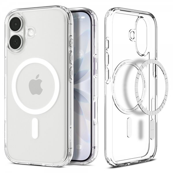 Spigen iPhone 17 Skal Ultra Hybrid MagFit Clear White
