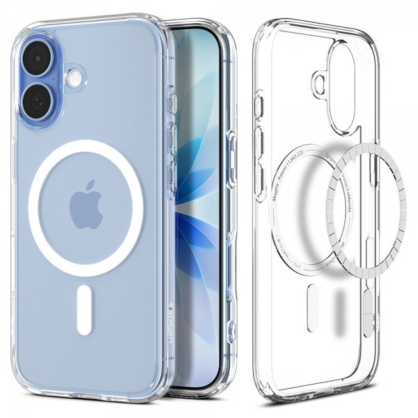Spigen iPhone 17 Skal Ultra Hybrid MagFit Clear White