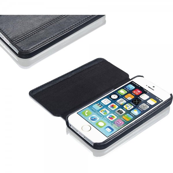 KAVAJ iPhone 5/5S/SE 2016 Fodral Dallas Svart