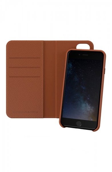 Richmond & Finch iPhone 6/6S/7/8/SE Fodral Wallet Löstagbart skal Brun
