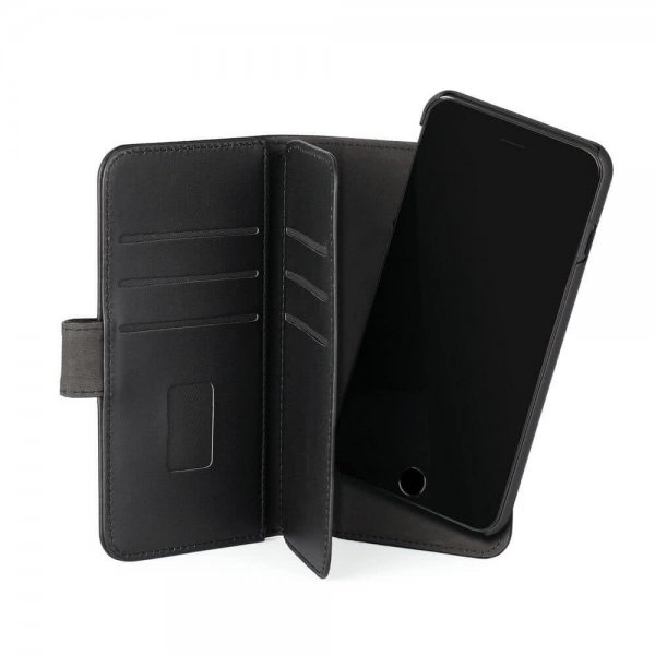Gear iPhone 6/6S/7/8/SE Fodral 7 Kortfack Löstagbart Skal Svart
