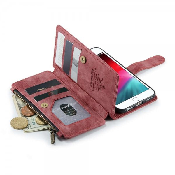 CaseMe iPhone 6/6S/7/8/SE Fodral C30 Series Röd