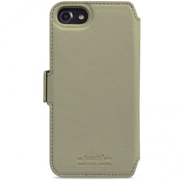 holdit iPhone 6/6S/7/8/SE Fodral Wallet Case Magnet Khaki Green