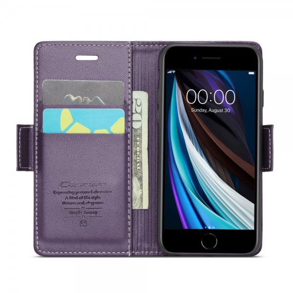 CaseMe iPhone 6/6S/7/8/SE Fodral 023 Series Lila