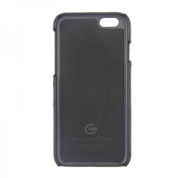 iPhone 6/6S Skal Kortfack Utsida Svart