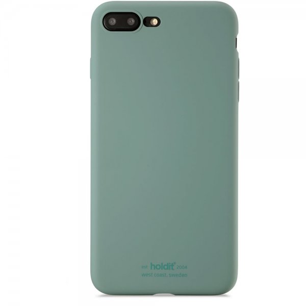 holdit iPhone 7 Plus/iPhone 8 Plus Skal Silikon Moss Green